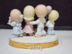 2008 Precious Moments 30 Years Of Loving, Caring, Sharing Figurine On Base