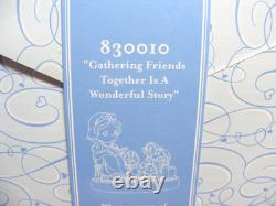 2008 Precious Moments Figurine Gathering Friends Together Is A Wonderful Story