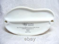 2008 Precious Moments Figurine The Christmas Spirit Is A Part of My World Disney