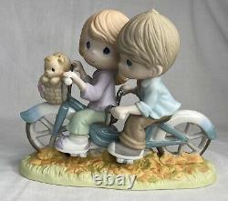 2009 Precious Moments ALL FOR THE LOVE OF YOU ON A BICYCLE BUILT FOR TWO #920025