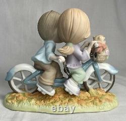 2009 Precious Moments ALL FOR THE LOVE OF YOU ON A BICYCLE BUILT FOR TWO #920025