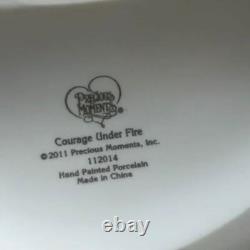 2011 Rare Precious Moments Courage Under Fire Collectible Ceramic 112014
