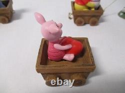 2012 Precious Moments Christopher Robin pulling Pooh Wagon Piglet Eeyore, 122406