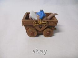 2012 Precious Moments Christopher Robin pulling Pooh Wagon Piglet Eeyore, 122406