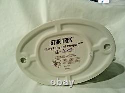 2015 Live Long And Prosper A1201 Bisque Precious Moments Figurine w Capt. Kirk