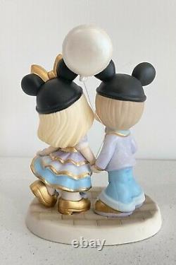 2021 Walt Disney World 50th Anniversary Couple Balloon Precious Moments Figurine