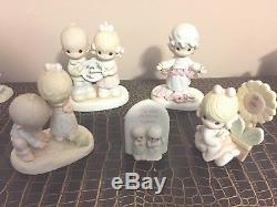 20 Piece Lot of Pre-Owned PRECIOUS MOMENTS (1977-1996) Figurines-FREE SHIPPING