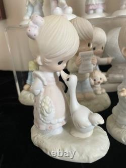 21 Precious Moments Figurines 21 Original Complete Set EUC 1 S. Butcher Signed