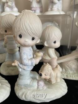 21 Precious Moments Figurines 21 Original Complete Set EUC 1 S. Butcher Signed