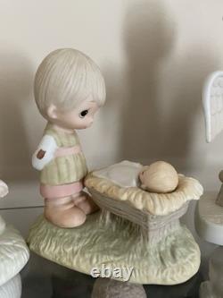 21 Precious Moments Figurines 21 Original Complete Set EUC 1 S. Butcher Signed