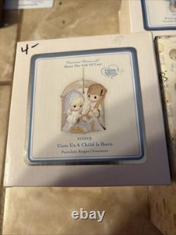 5 Precious Moments Porcelain Figurines 111019, 150088, 111044 (2), 810042