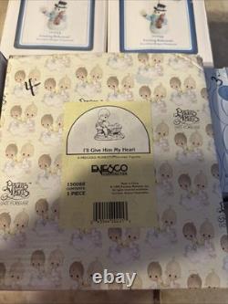 5 Precious Moments Porcelain Figurines 111019, 150088, 111044 (2), 810042