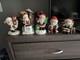 5- Precious Moments Santa's