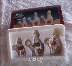 6 New Precious Moments Pewter Nativity-they Followed The Star-nine Piece-wall