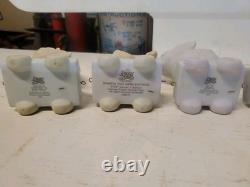 9 Precious Moments Animal Train Porcelain Figurines