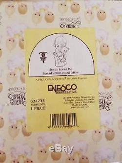 9 Precious Moments Boy Jesus Loves Me 166/2000 Easter Seal