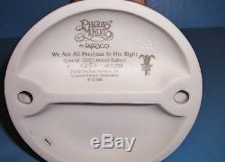 9 inch VERY RARE We Are All Precious In His Sight 475068 LIMITED EDITION NIB