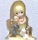 Adorable Girl With Kittens And Lantern Figurine Precious Moments Collectible