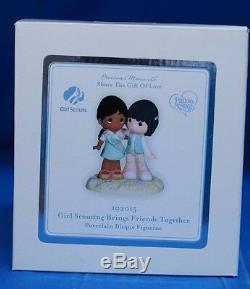 African American Girl Scout Precious Moments Figurine Set of 6