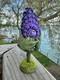 Alice In Wonderland Lilac Precious Moments Upcycled Fan Art Statue Ooak