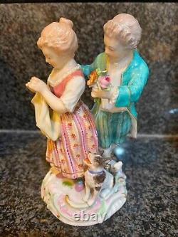 Antique Meissen Porcelain Figurine Designed by August Ringler in 1894