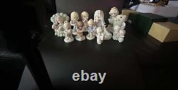 Assorted Precious Moments Lot Vintage Figurines Pastel FREE SHIP