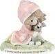 Baptism Precious Moments Help Girl And Puppy Stormy Weather Robe Hood Best Multi