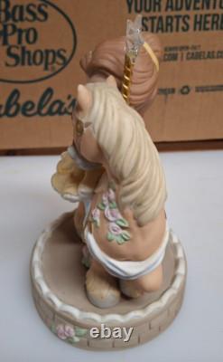 Belle on a hourse precious moments figurines rare SEND OFFER IF YOU LIKE IT