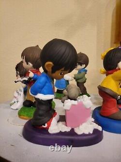 Big Bang Theory set of 6 Altered Not So Precious Moments fan art OOAK Gift