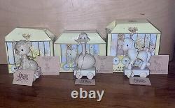 Buy 2 Get 1 Free Precious Moments-All Aboard Birthday Train Lot Of 14 Baby-12