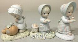 COMPLETE January-December 12 Months Calendar Girls Box Precious Moments Figurine