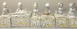 COMPLETE January-December 12 Months Calendar Girls Box Precious Moments Figurine