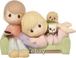 Christen Precious Moments Family Favorite Place Couple Together Porcelain Sofa