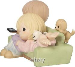 Christen Precious Moments Family Favorite Place Couple Together Porcelain Sofa