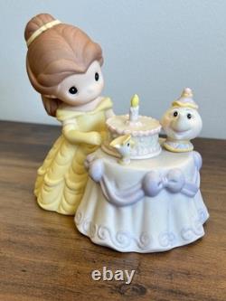 Disney PRECIOUS MOMENTS Be My Guest For Our Birthday Best Figurine Belle