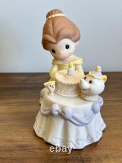 Disney PRECIOUS MOMENTS Be My Guest For Our Birthday Best Figurine Belle