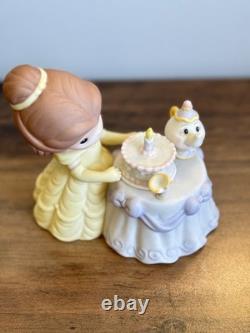 Disney PRECIOUS MOMENTS Be My Guest For Our Birthday Best Figurine Belle