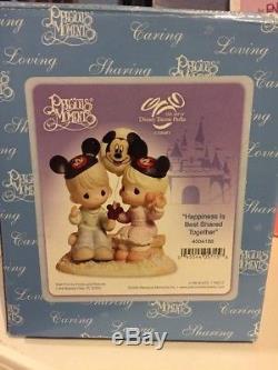 Disney Parks Precious Moments Happiness Is Best Shared Together Figurine Nib