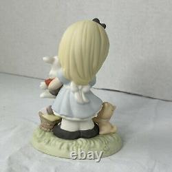Disney Precious Moments Alice In Wonderland White Rabbit Figurine 730011 5
