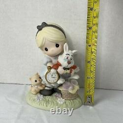 Disney Precious Moments Alice In Wonderland White Rabbit Figurine 730011 5