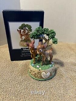 Disney Precious Moments Bambi Music Box Love Is A Song That Never Ends RARE