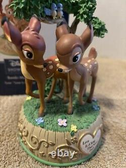 Disney Precious Moments Bambi Music Box Love Is A Song That Never Ends RARE