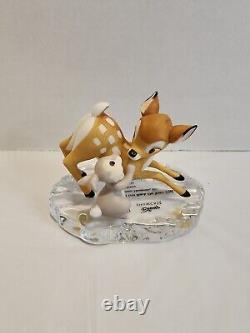 Disney Precious Moments Bambi Thumper A Friend Helps You Get Back On Your Feet