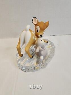 Disney Precious Moments Bambi Thumper A Friend Helps You Get Back On Your Feet