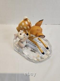 Disney Precious Moments Bambi Thumper A Friend Helps You Get Back On Your Feet