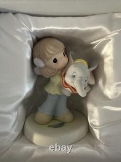 Disney / Precious Moments Dumbo Now You Can Fly Porcelain Bisque Figurine