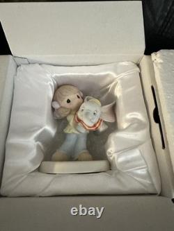 Disney / Precious Moments Dumbo Now You Can Fly Porcelain Bisque Figurine
