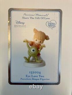 Disney Precious Moments Eye Love You 152024 Monsters Inc. Boo & Mike Figurine