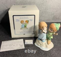 Disney Precious Moments I'm Never Lost When I'm With You Peter Pan & Wendy
