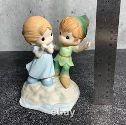Disney Precious Moments I'm Never Lost When I'm With You Peter Pan & Wendy